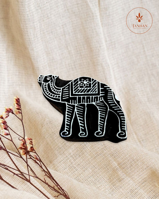 Wooden Handcarved Blocks/Camel - Traditional Block Printing & Decoration