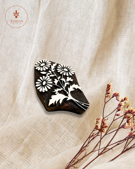 Wooden Handcarved Blocks/Pushp - Traditional Block Printing & Decoration