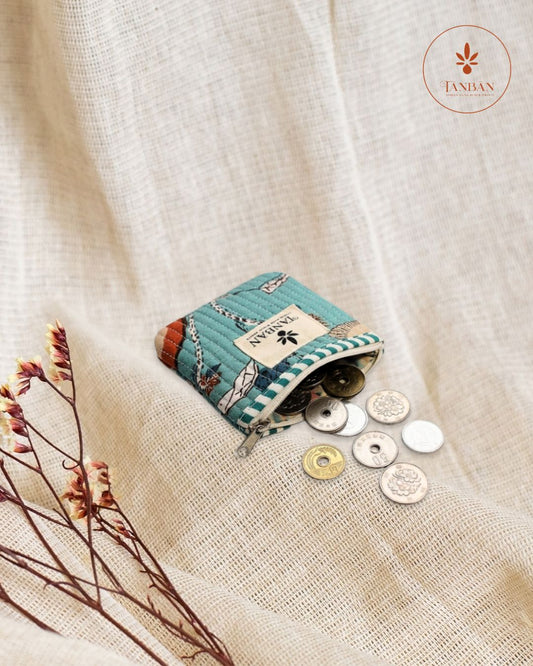 Hand Block Printed Coin Pouch