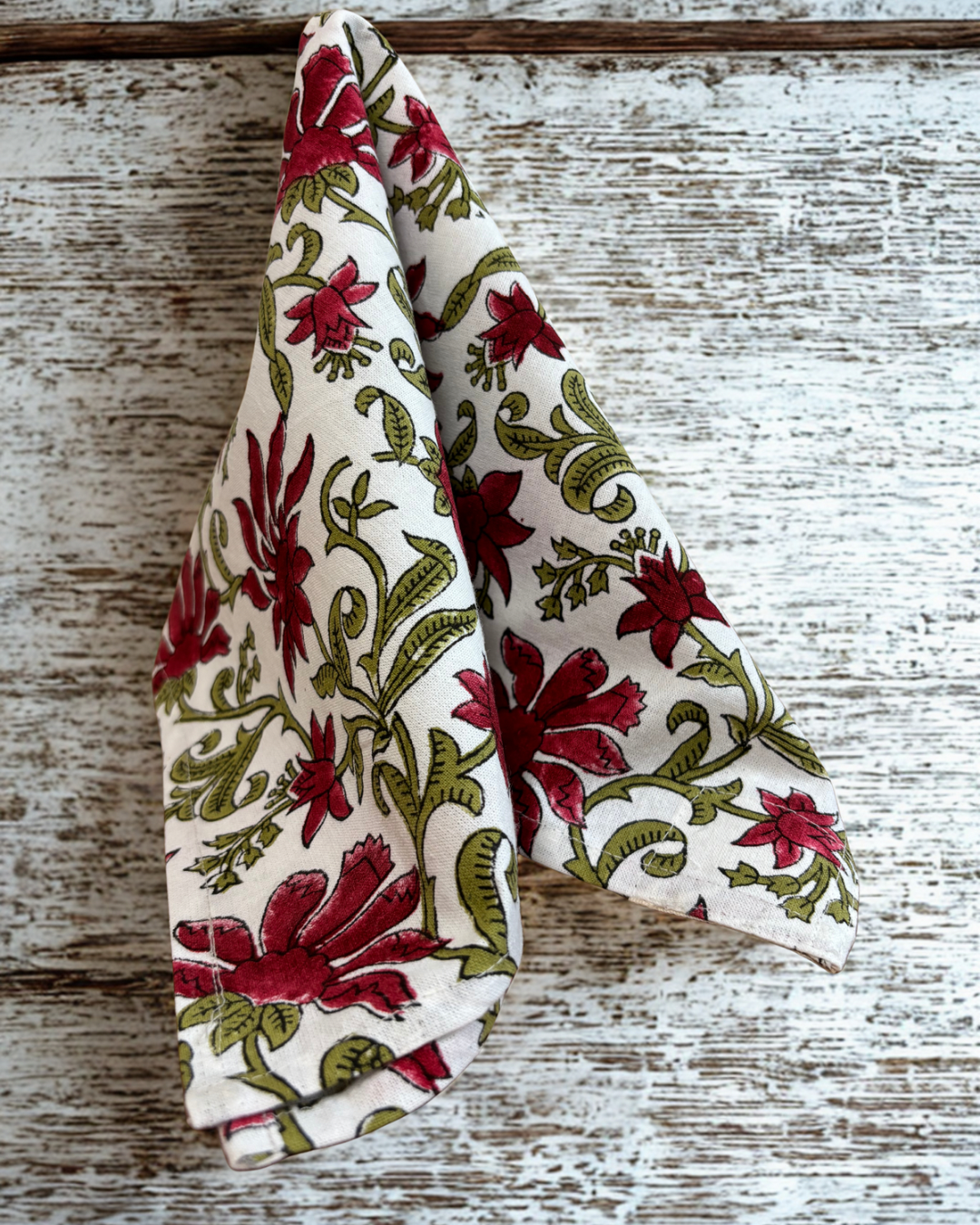 Hand Block Printed Table Napkins - Heritage Cotton Collection