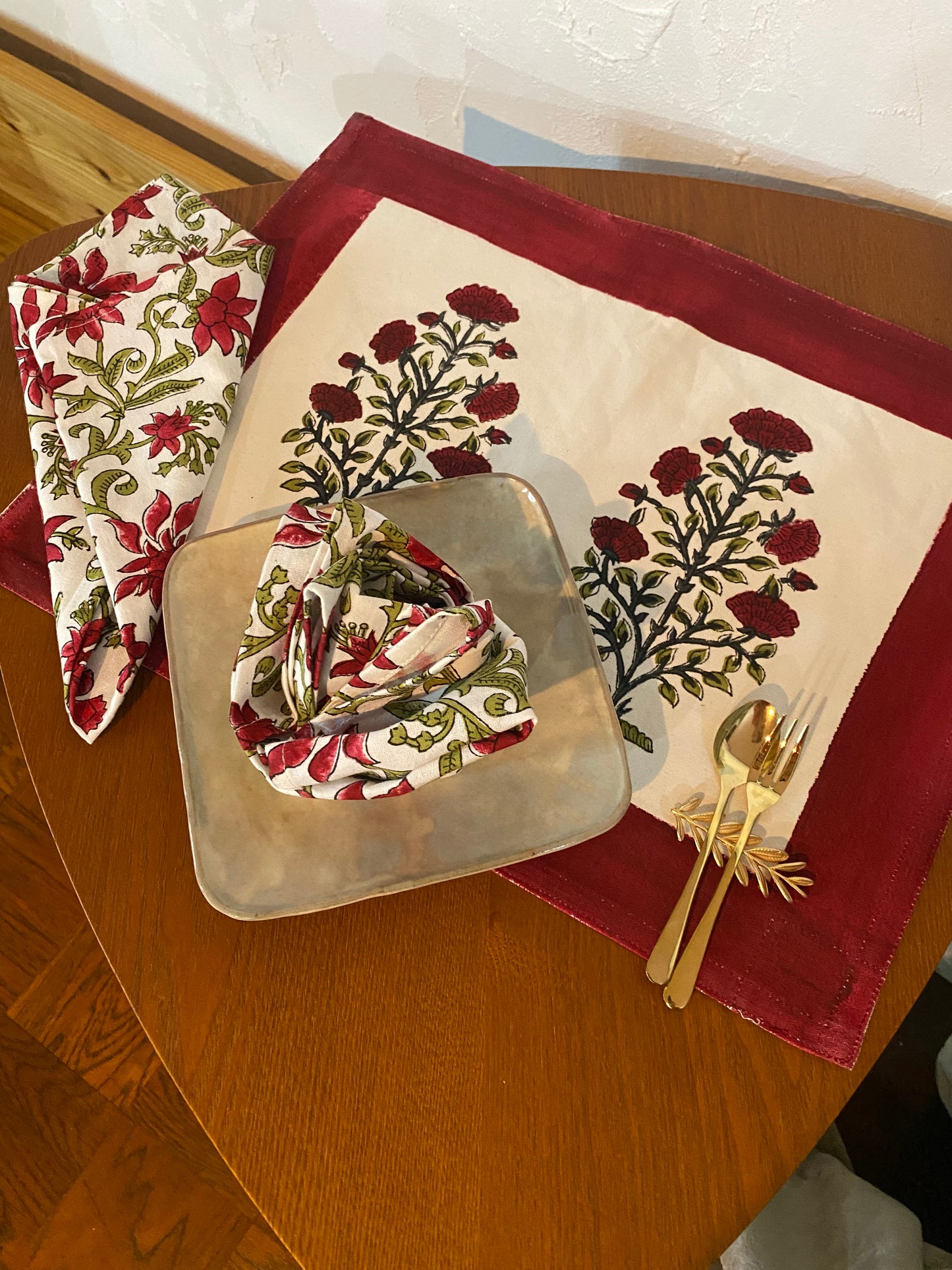 Hand Block Printed Table Napkins - Heritage Cotton Collection