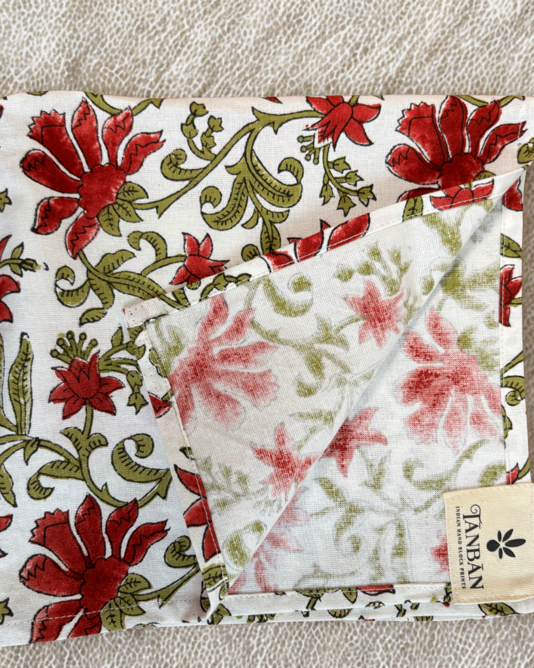 Hand Block Printed Table Napkins - Heritage Cotton Collection