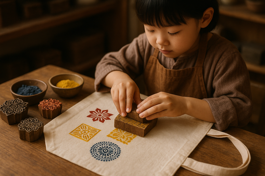Indian Handblock Print Workshop@Fukushima / インドハンドブロックプリント ワークショップ@福島