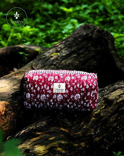 Hand Block Printed pouch - Medium