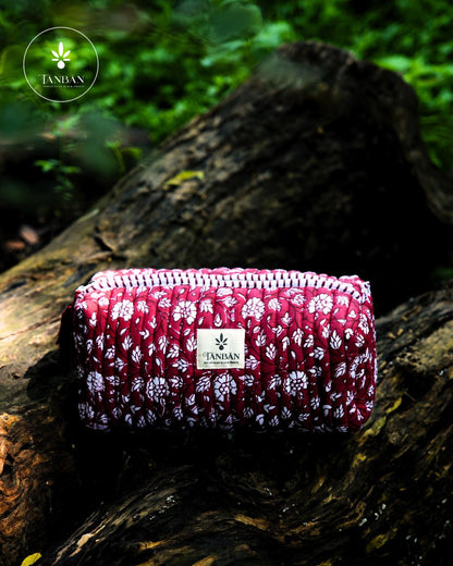 Hand Block Printed pouch - Medium