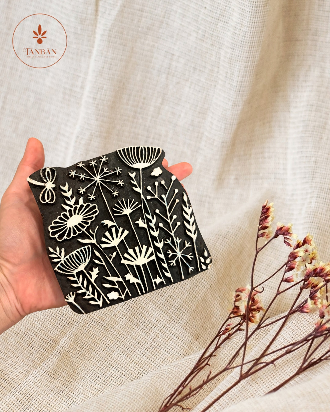 Wooden Handcarved Blocks/Bageecha2 - Traditional Block Printing & Decoration