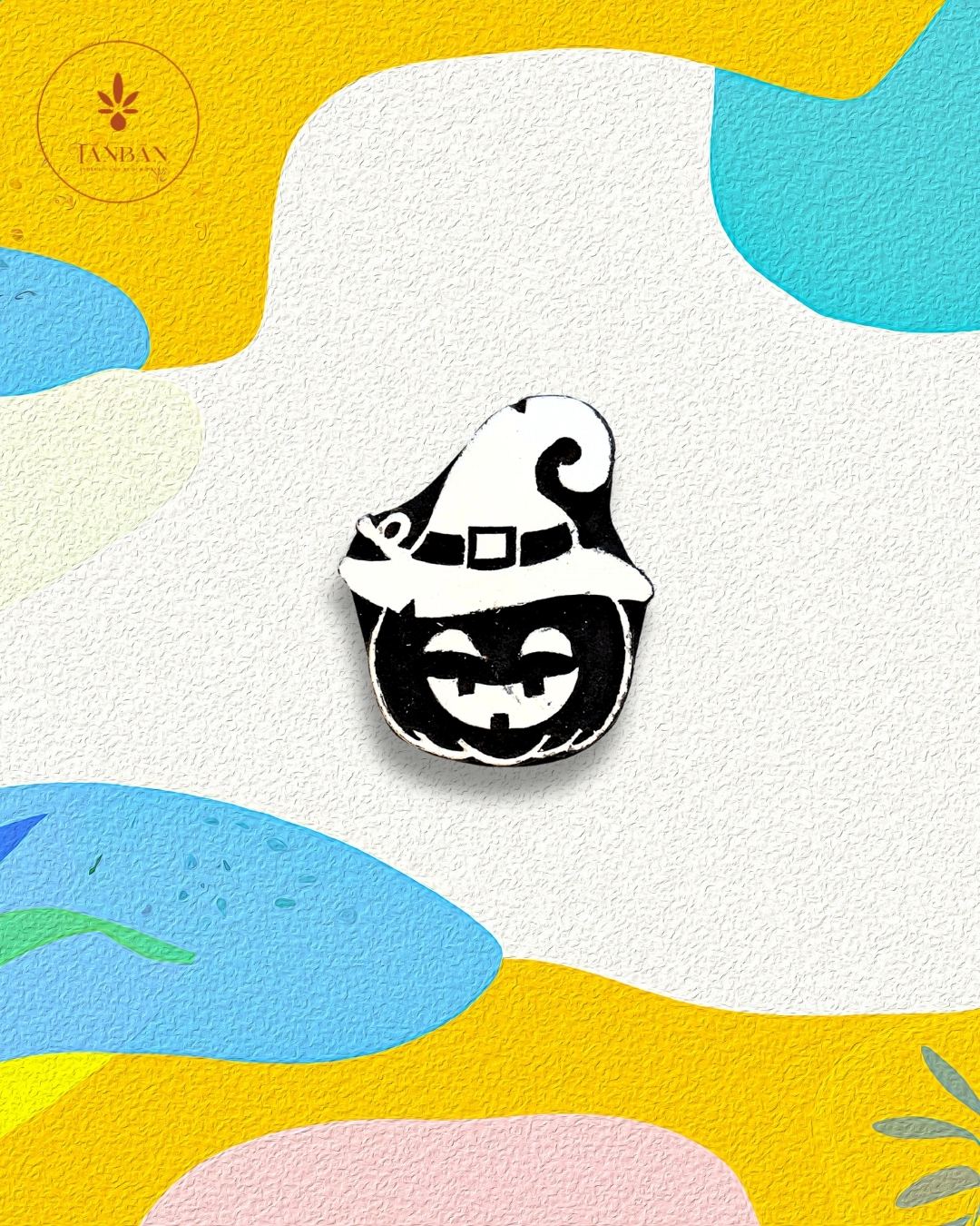 Kids Special Wooden Handcarved Blocks/Halloween - Traditional Block Printing & Decoration