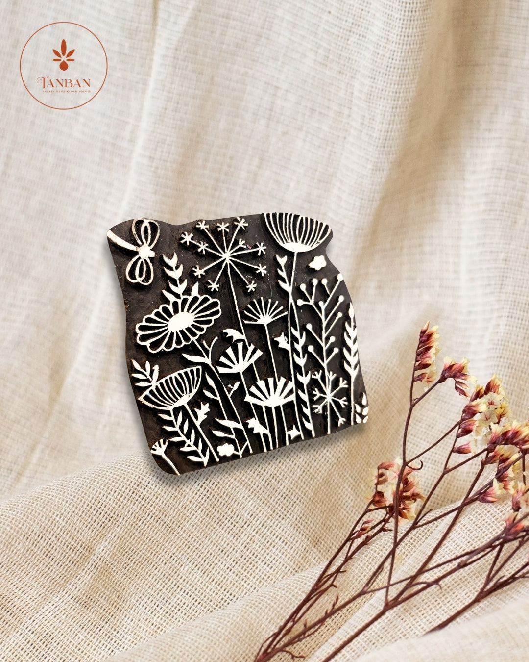 Wooden Handcarved Blocks/Bageecha2 - Traditional Block Printing & Decoration