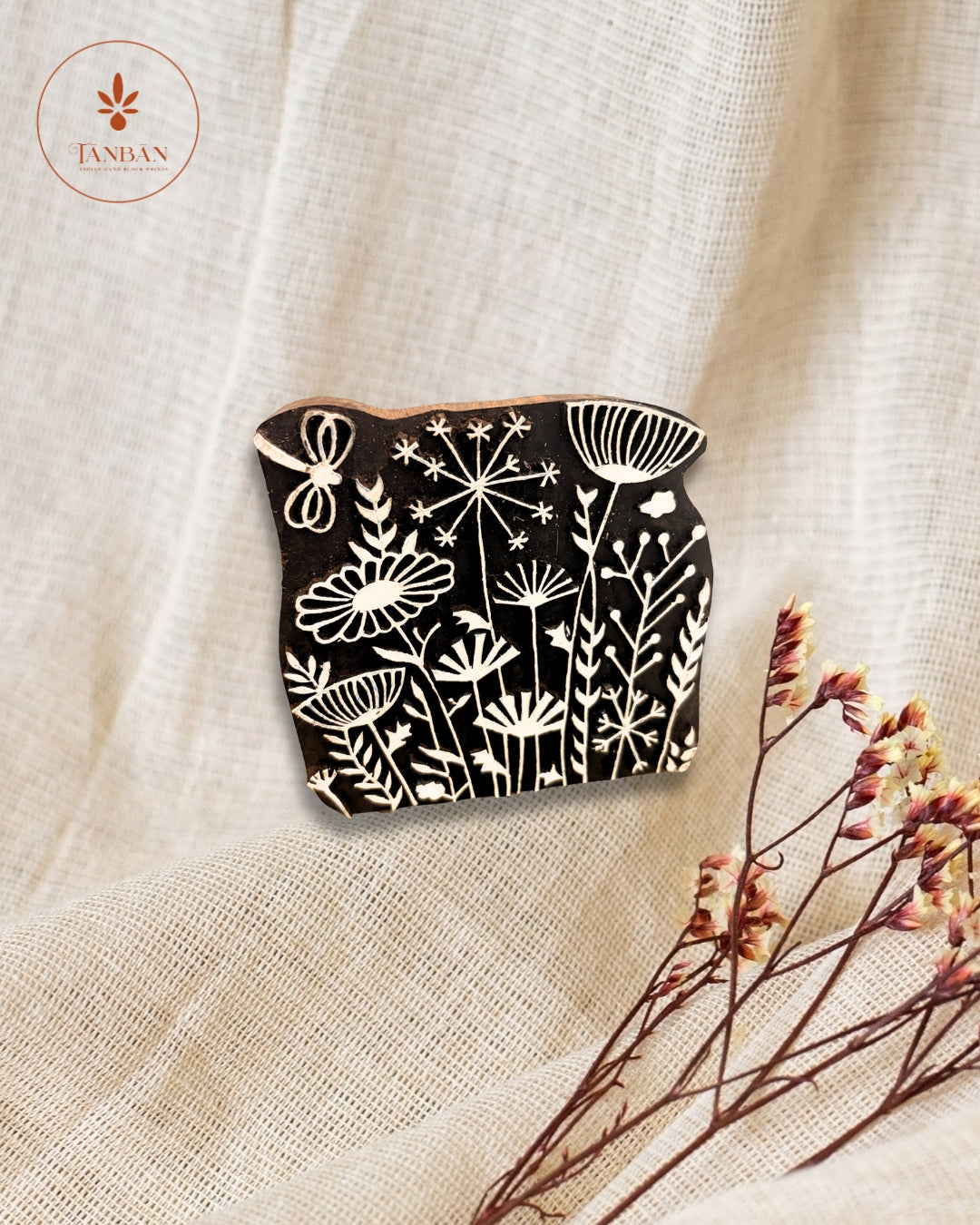 Wooden Handcarved Blocks/Bageecha2 - Traditional Block Printing & Decoration
