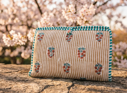 Hand Block printed Book Organizer