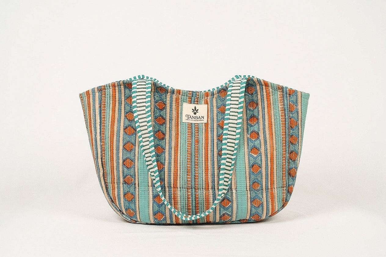 Hand Block Printed Tote bag