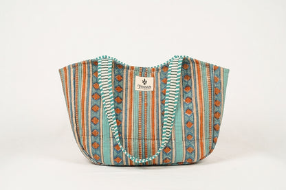 Hand Block Printed Tote bag