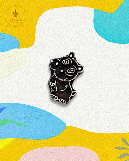 Kids Special Wooden Handcarved Blocks/Hippo - Traditional Block Printing & Decoration