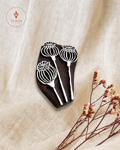 Wooden Handcarved Blocks/Buti - Traditional Block Printing & Decoration