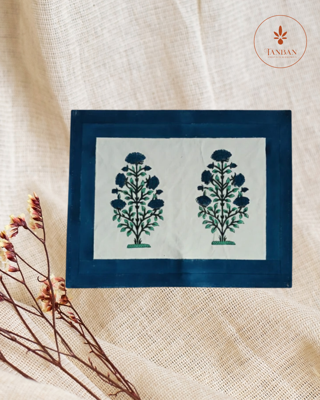 Hand Block Printed Table Mats - Heritage Cotton Collection