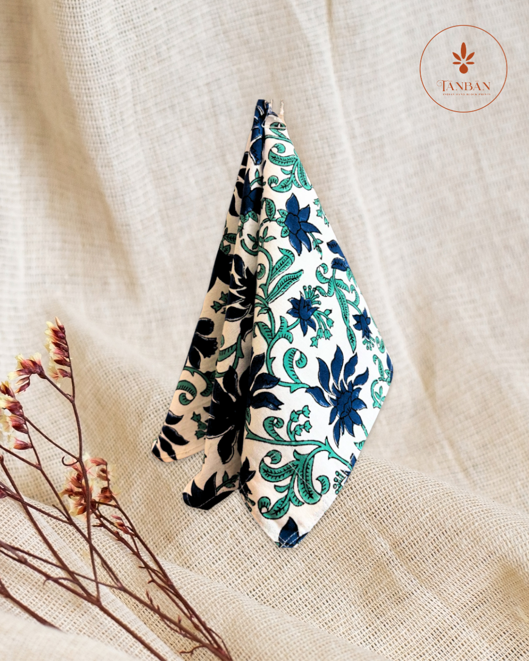 Hand Block Printed Table Napkins - Heritage Cotton Collection