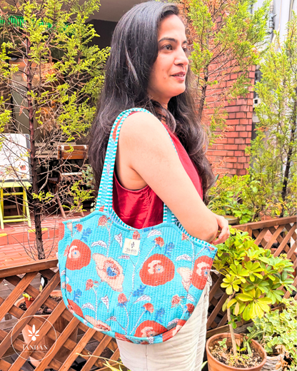 Hand Block Printed Tote bag