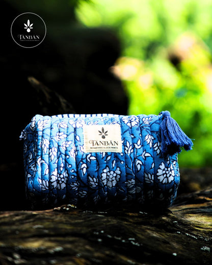 Hand Block Printed pouch - Small
