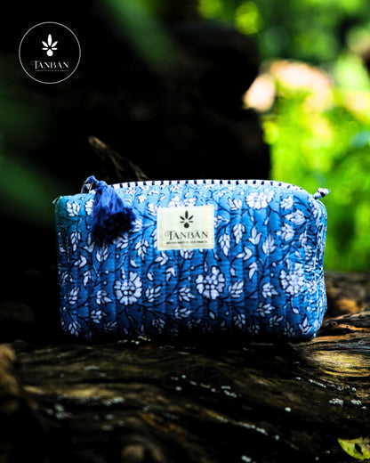 Hand Block Printed pouch - Small