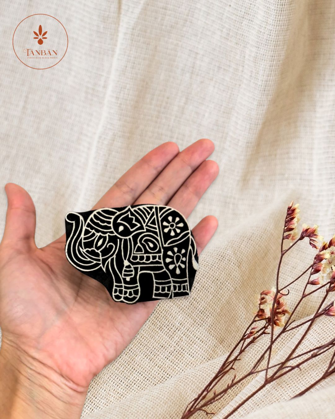 Wooden Handcarved Blocks - Traditional Block Printing & Decoration