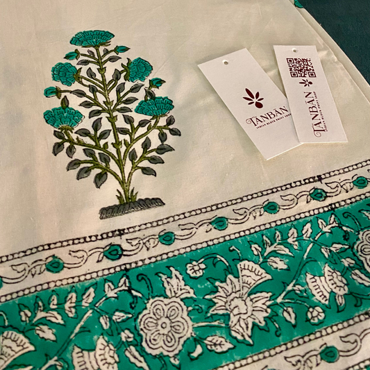 Hand Block Printed  - Table cover