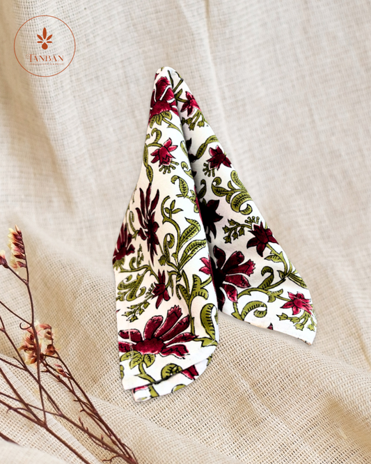 Hand Block Printed Table Napkins - Heritage Cotton Collection