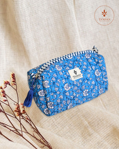 Hand Block Printed pouch - Large