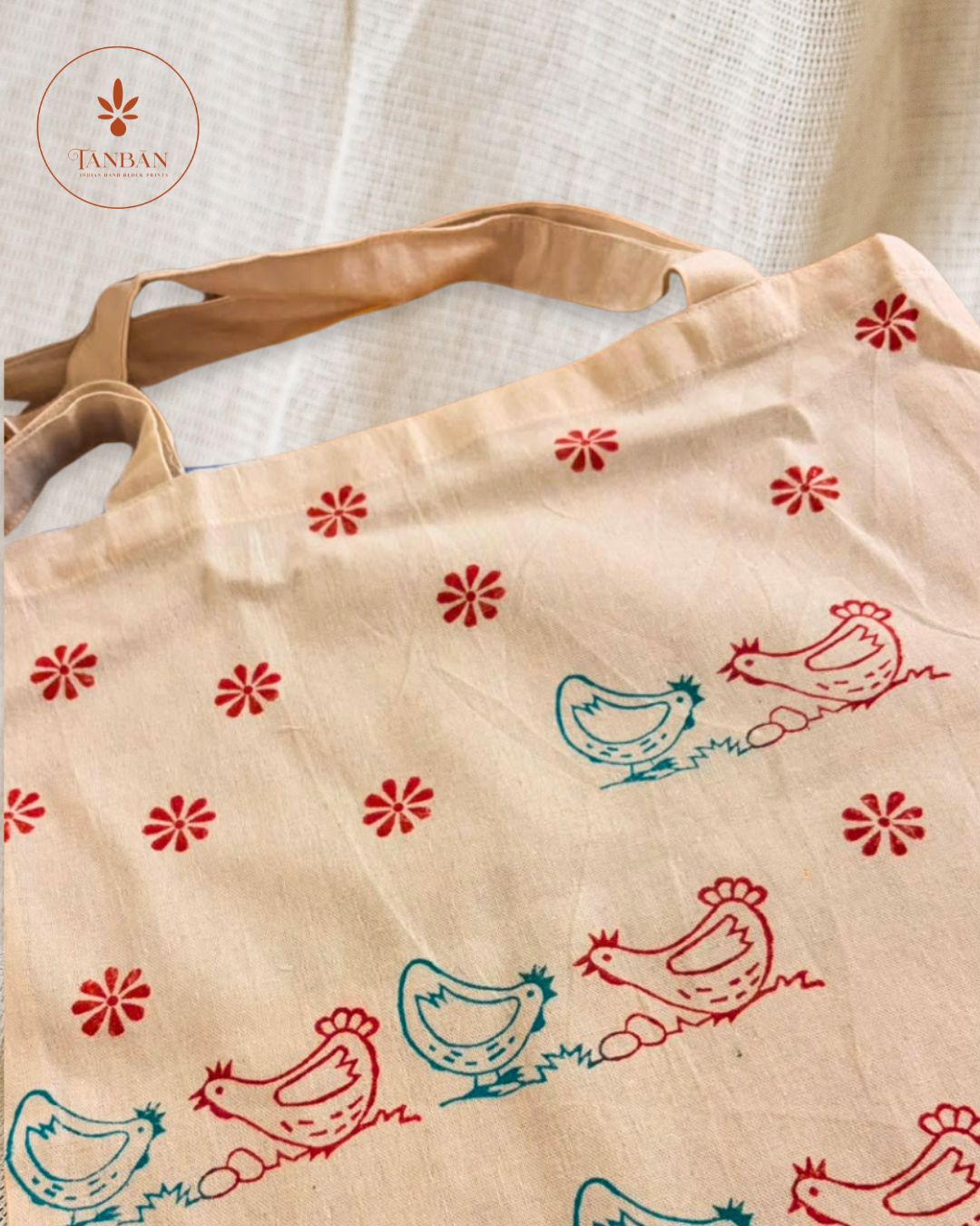 Hand-Carved Wooden Block Printing Starter Kit - Murgi (Hen)