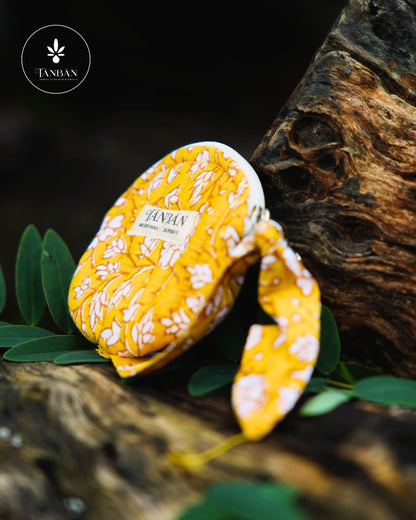 Hand Block Printed Coin Pouch (Round)