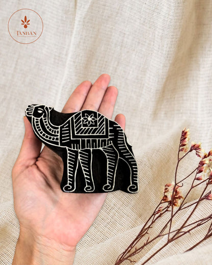 Wooden Handcarved Blocks/Camel - Traditional Block Printing & Decoration