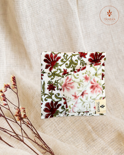 Hand Block Printed Table Napkins - Heritage Cotton Collection