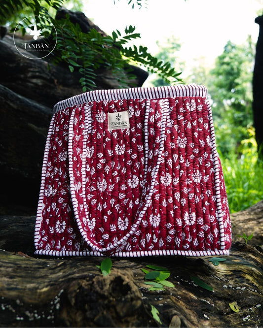 Hand Block Printed Tote bag (Large)