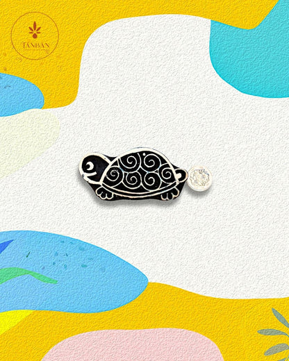 Kids Special Wooden Handcarved Blocks/Turtle - Traditional Block Printing & Decoration