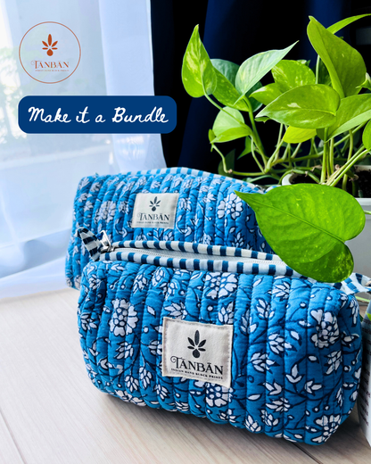 Hand Block Printed pouch - Small