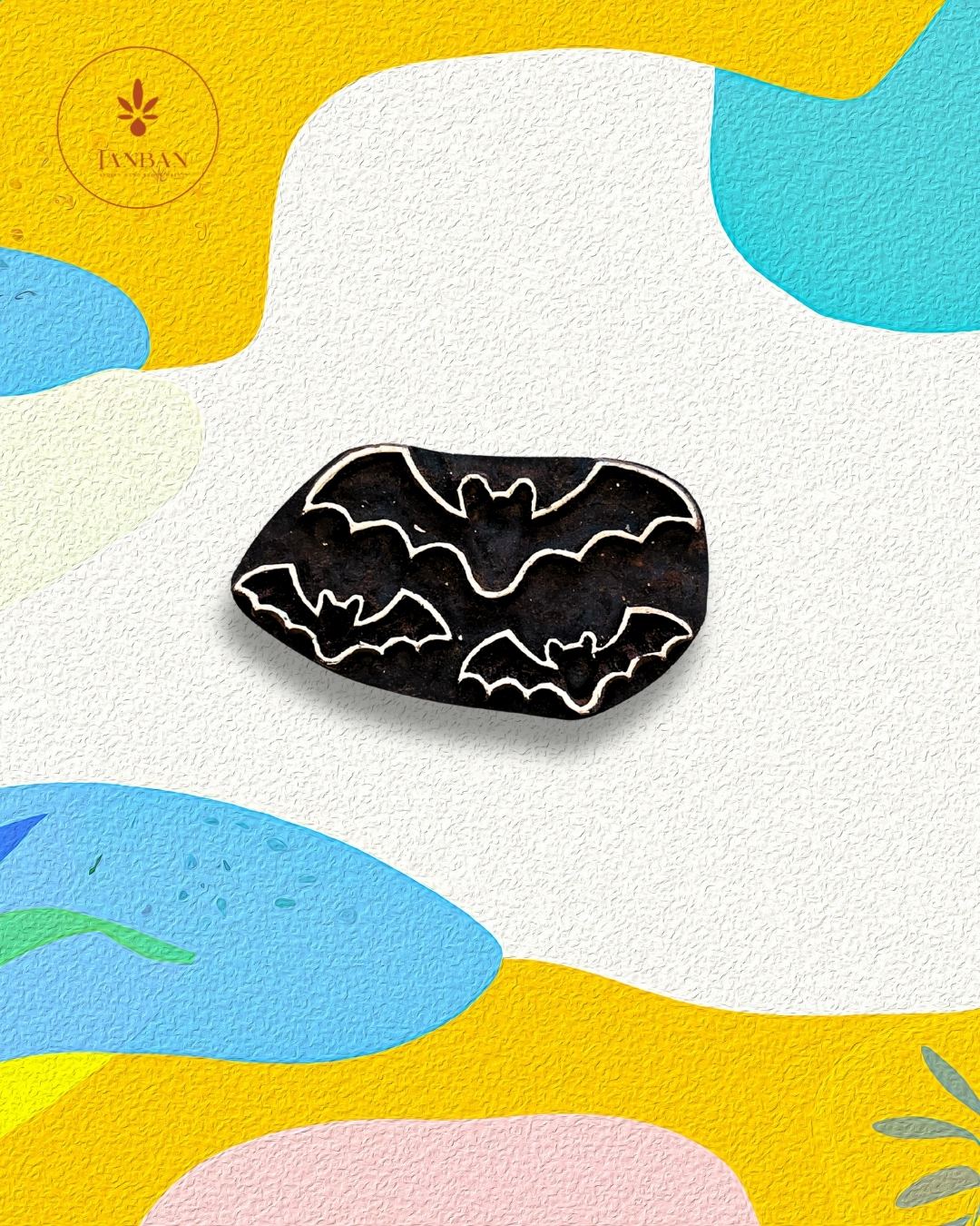 Kids Special Wooden Handcarved Blocks/Bats - Traditional Block Printing & Decoration