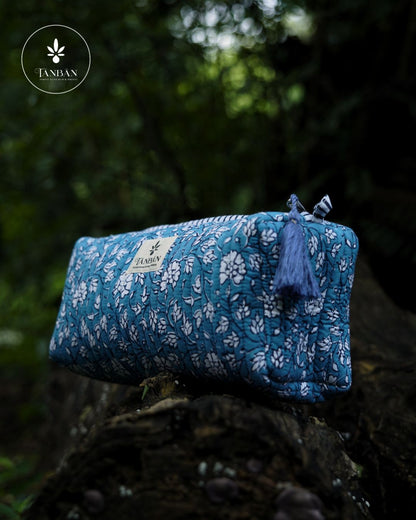 Hand Block Printed pouch - Medium