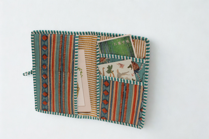Hand Block printed Book Organizer