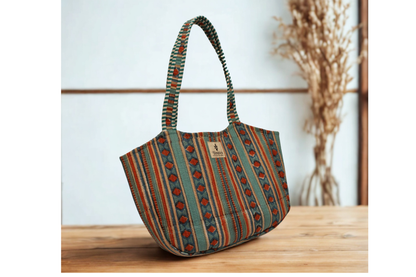 Hand Block Printed Tote bag